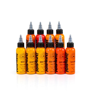 Radiant Colors Orange Inks - The Needle Parlor