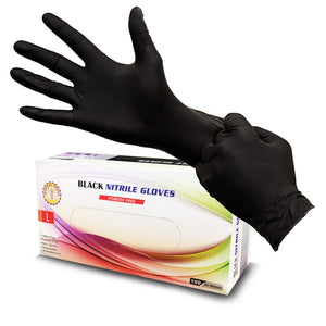 CPNP01 Black nitrile disposable gloves 6 mil — thonodloporlor.shop