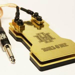 HM 2-Plate Brass Heavy Duty Foot Switch